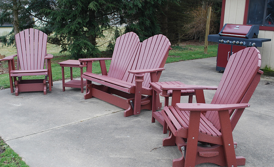 poly furniture in the elements after 8 years